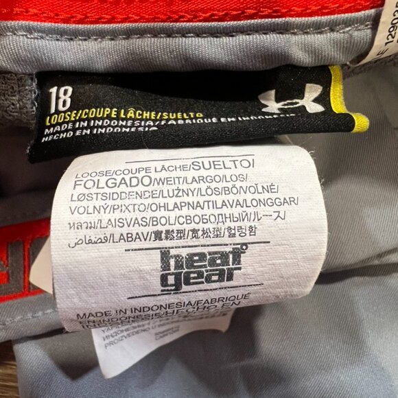 Under Armour Boys Heat Gear Performance Shorts, Golf Print, Gray, Sz 18, Preppy - Picture 5 of 13